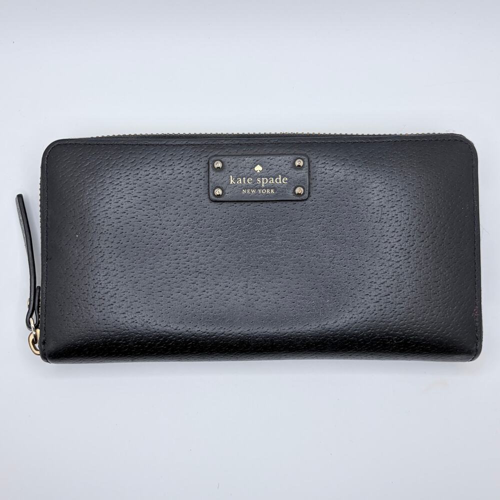 Kate Spade Grove Street Neda Zip Around Continental Wallet Black